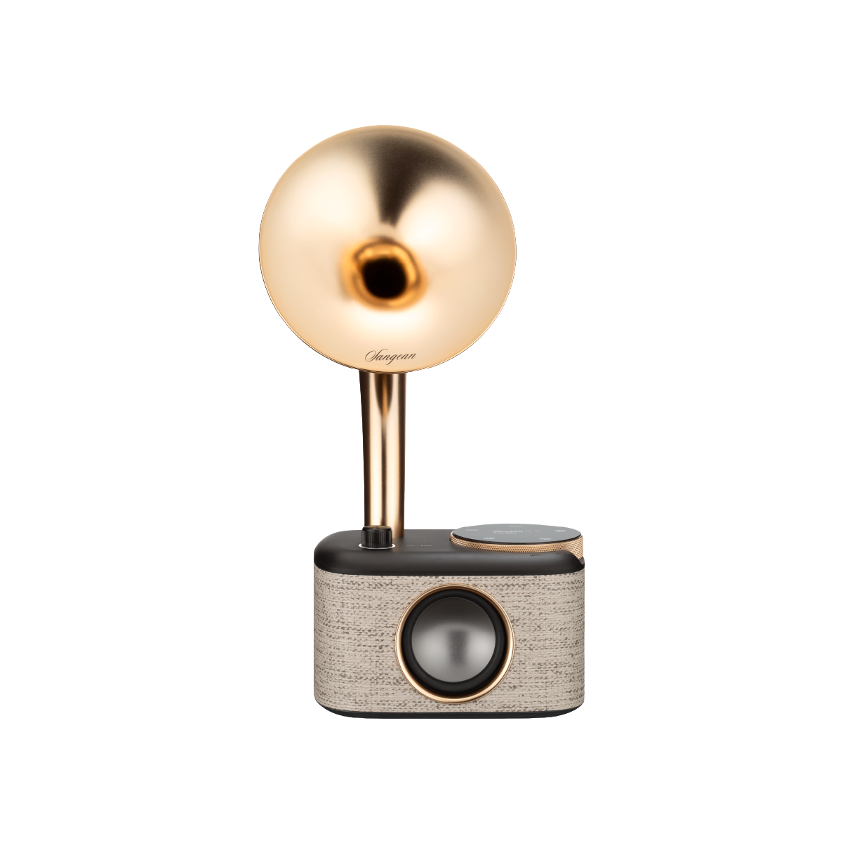 CP-100D, Retro Digital Radio Black/Gold