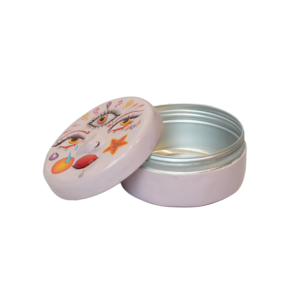Handmade Keepsake Jar - Sun & Incense holder