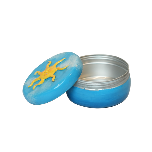 Handmade Keepsake Jar - Sun & Incense holder