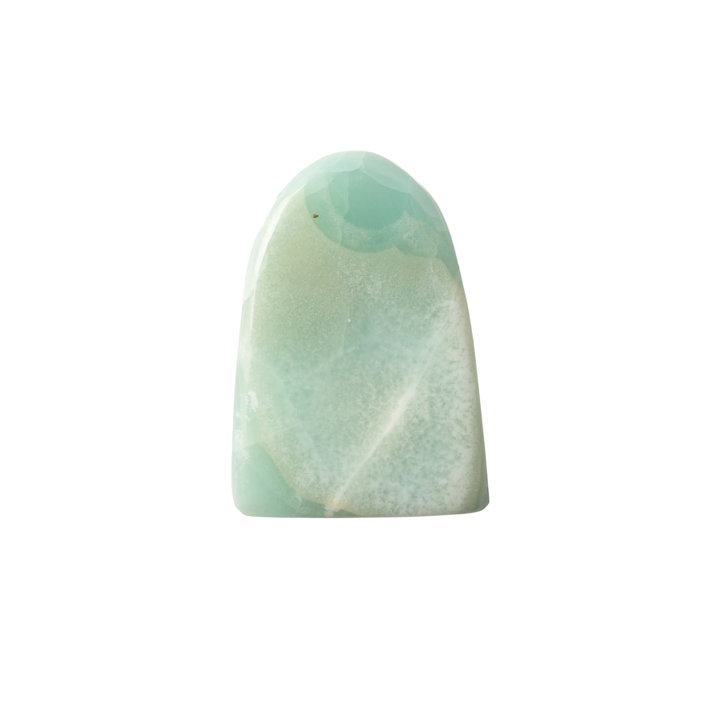 Pistachio calcite free form