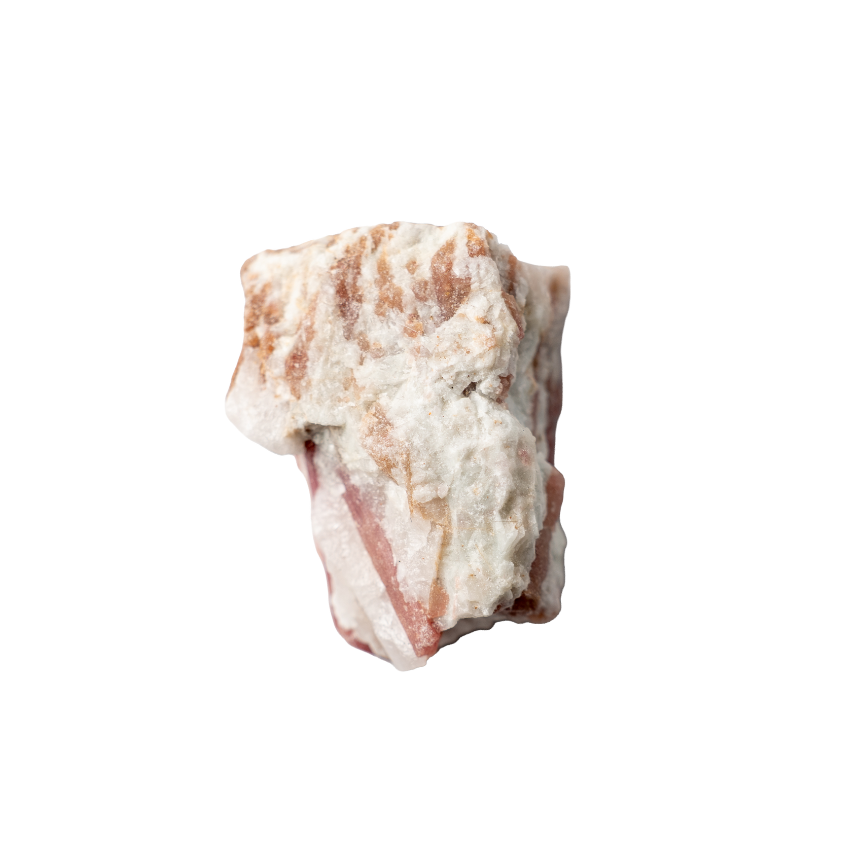Rough pink tourmaline with quartz
