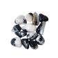 Tourmaline quartz A quality tumbled stone