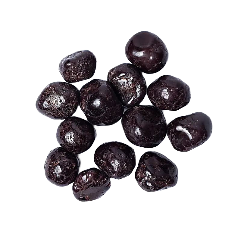 Garnet tumbled stone B quality