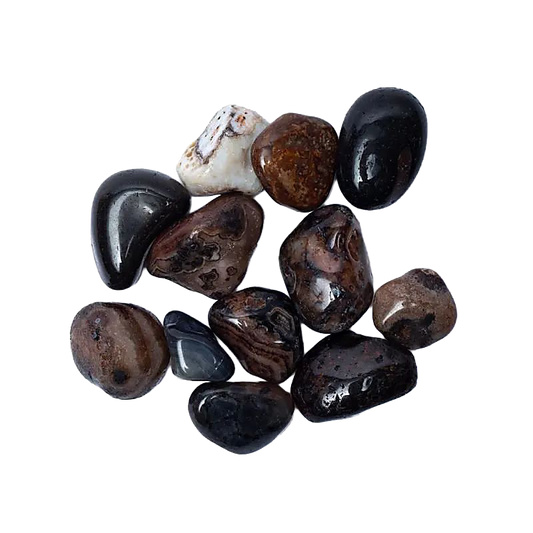 Red agate tumbled stone B quality