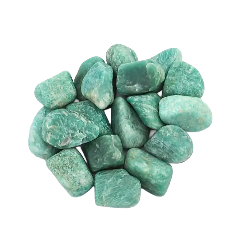 Amazonite tumbled stone A quality