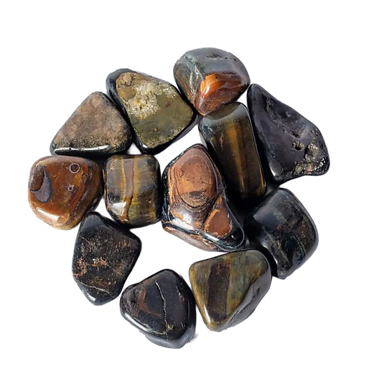 Falcon’s eye tumbled stone A quality