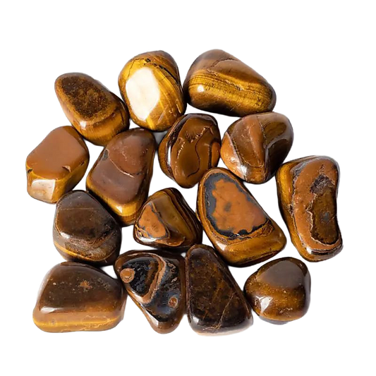 Tiger eye tumbled stone A quality