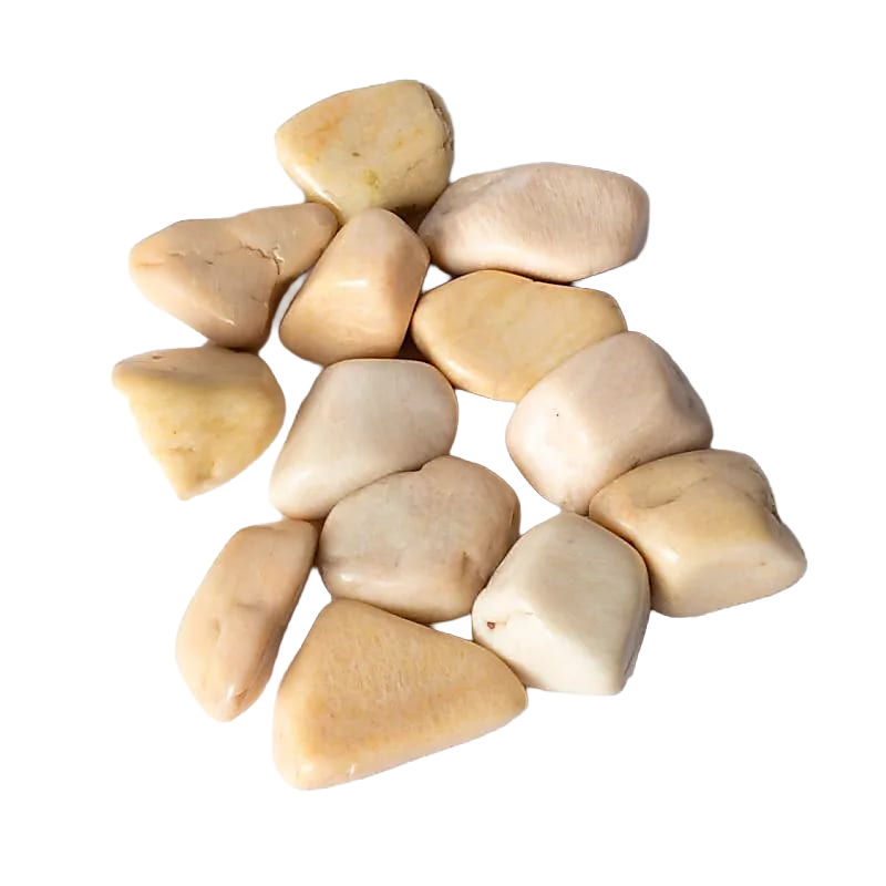 Feldspar tumbled stone A quality