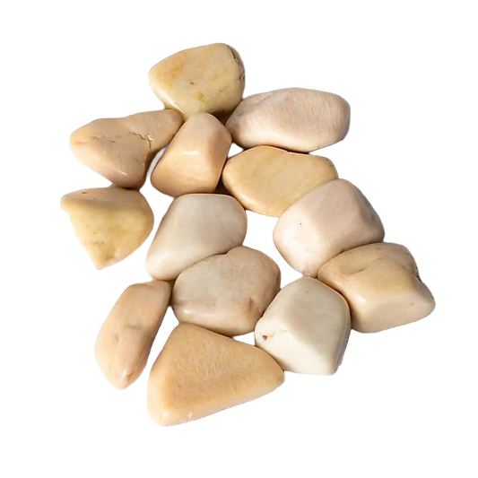 Feldspar tumbled stone A quality
