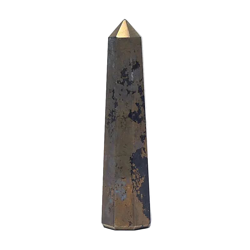 Pyrite obelisk