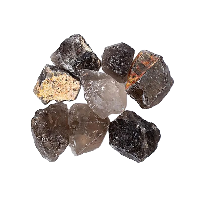 Rough smokey quartz