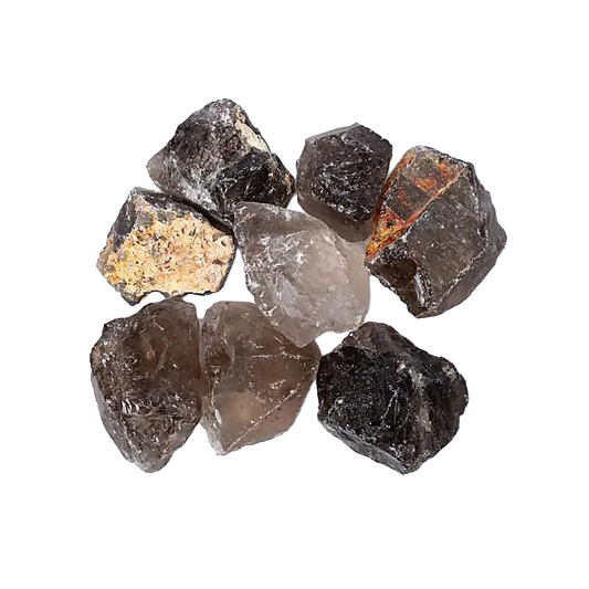 Rough smokey quartz