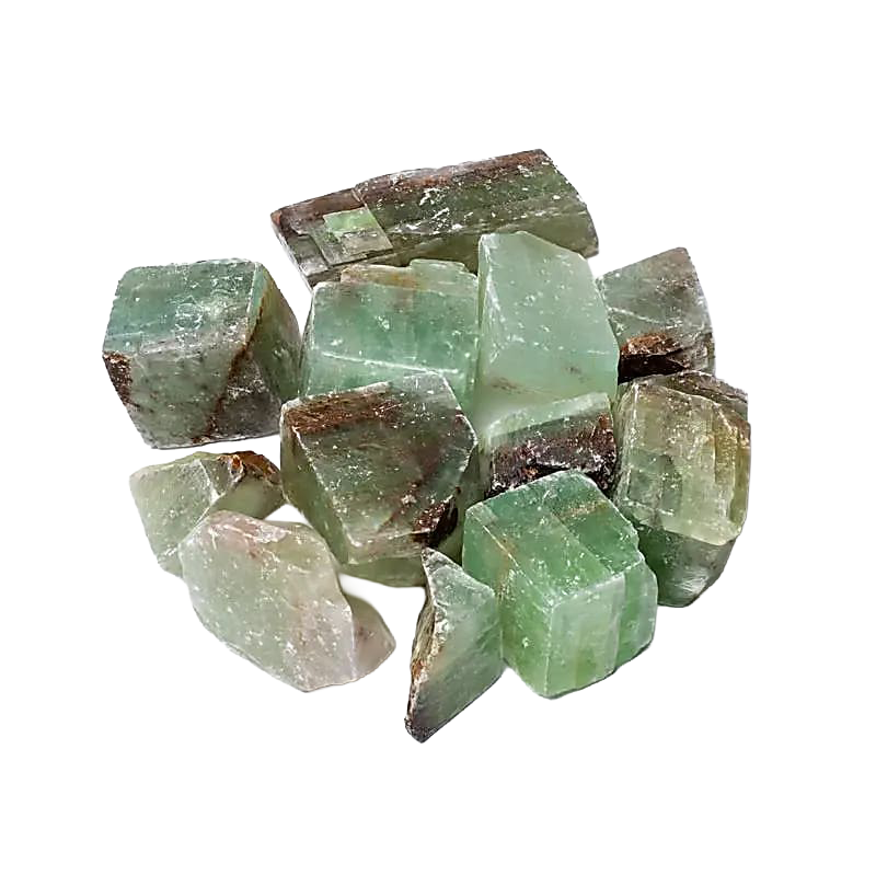 Rough green calcite