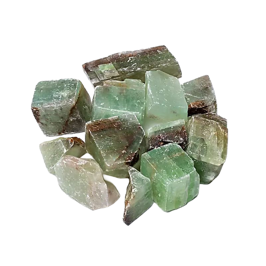 Rough green calcite