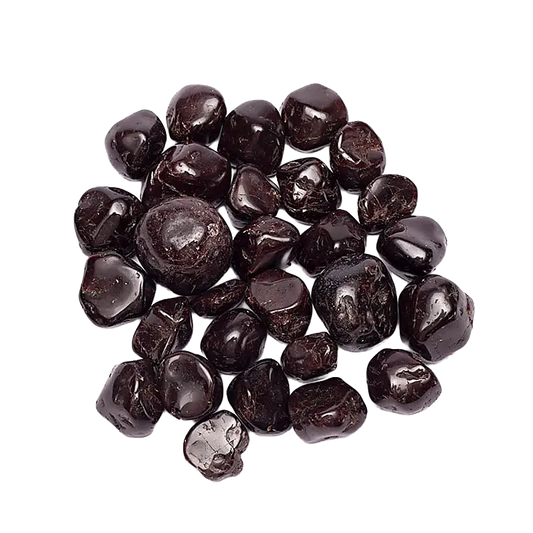 Garnet tumbled stone A quality
