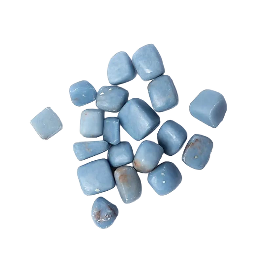 Angelite tumbled stone A quality