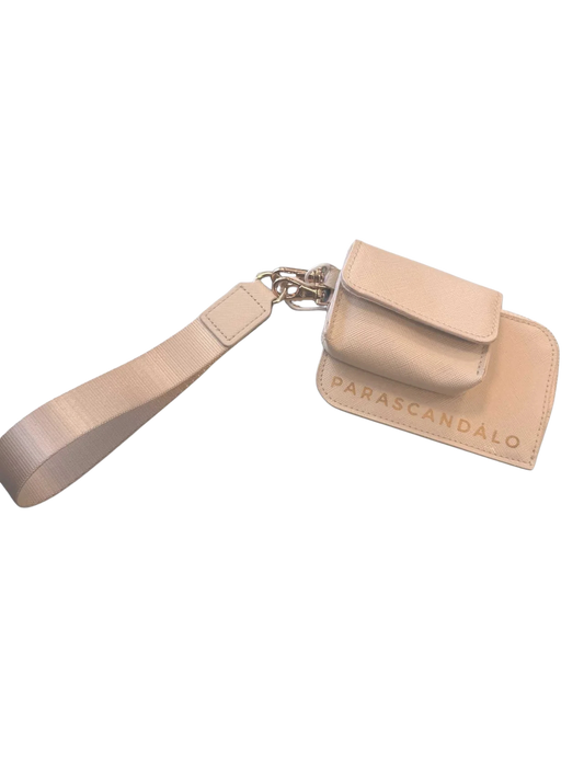 Clip on Airpods Pouch and Coin Pocket Set Panna