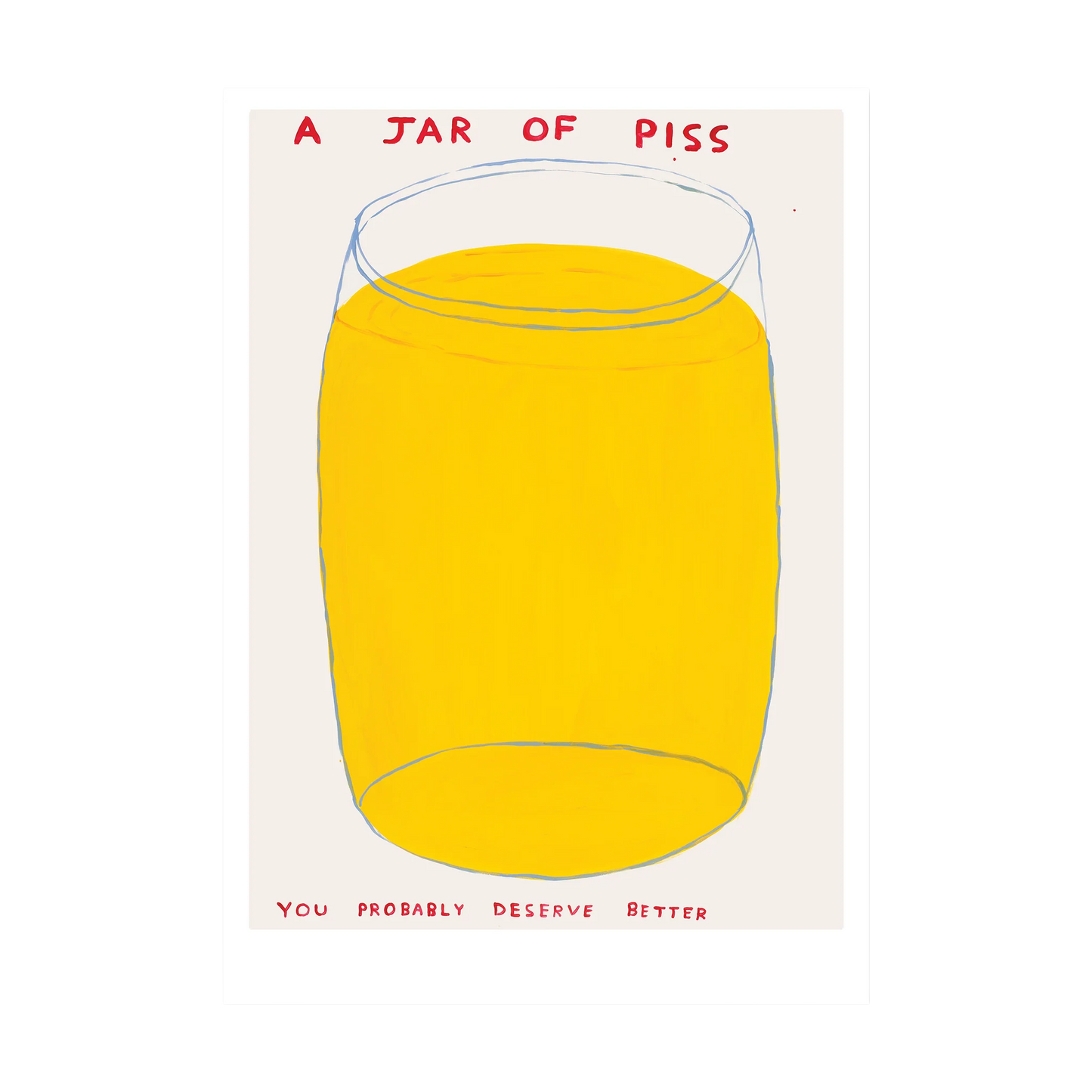 A Jar of Piss Postcard