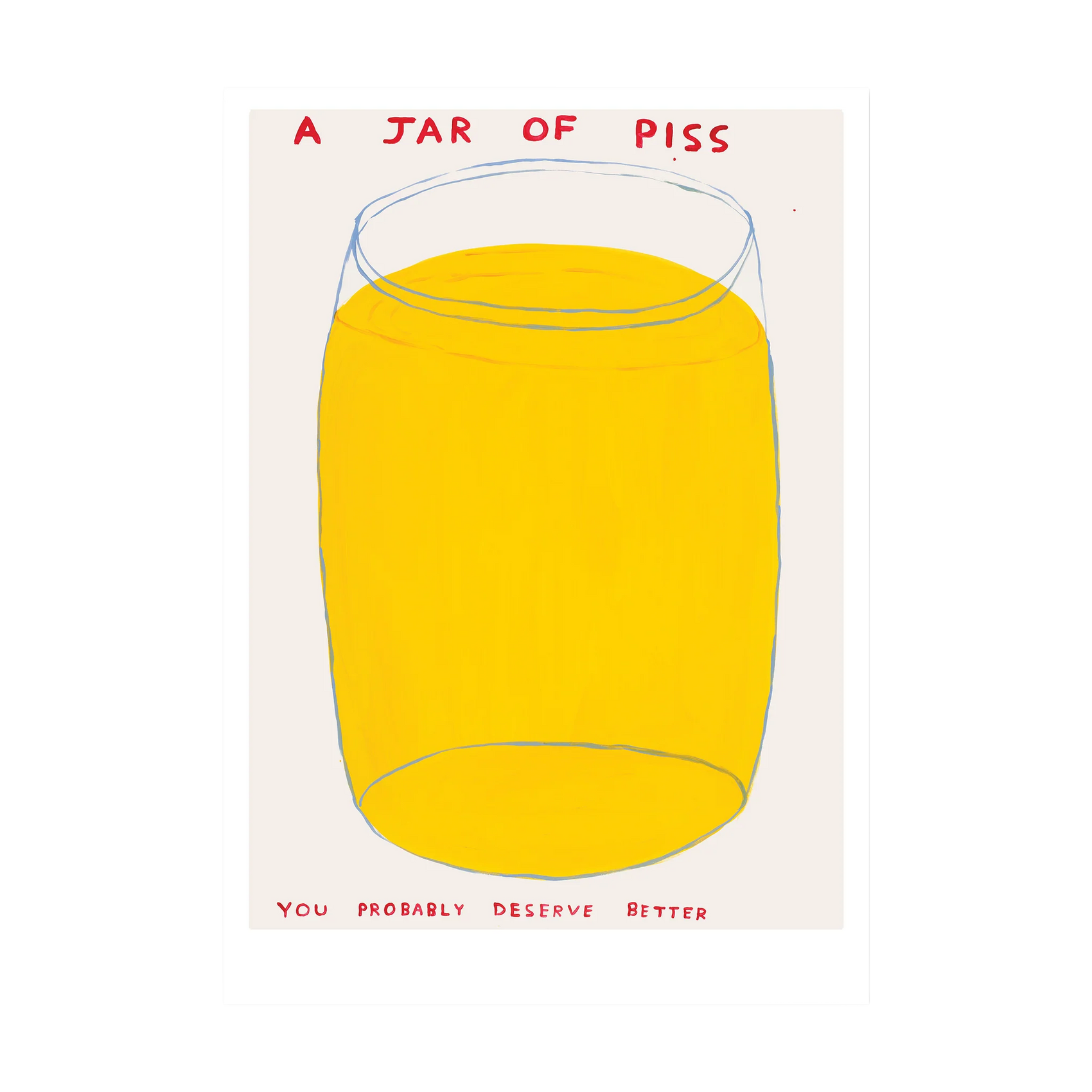 A Jar of Piss Postcard