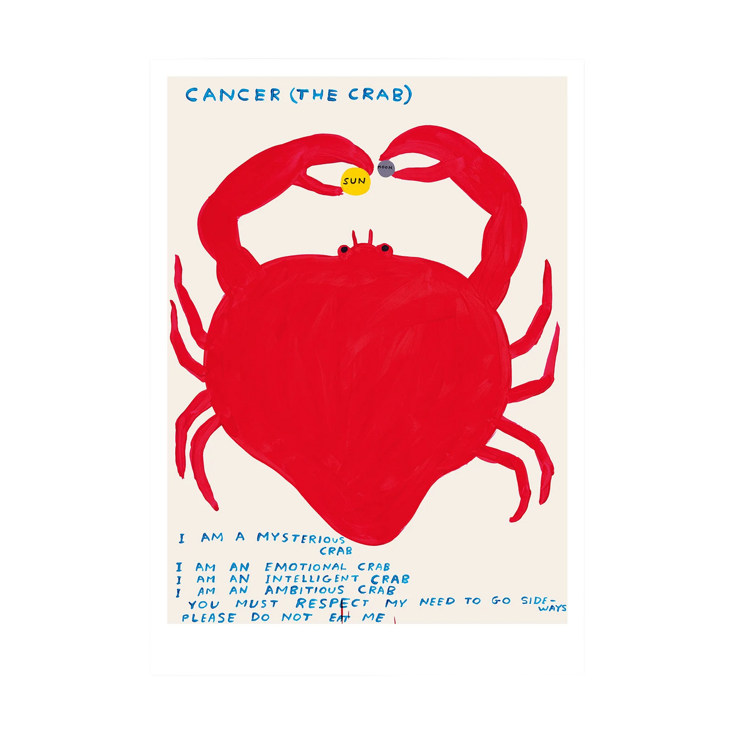 Signs of the Zodiac - Cancer Postcard