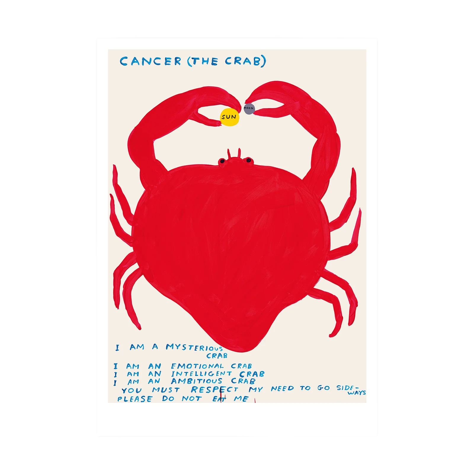 Signs of the Zodiac - Cancer Postcard