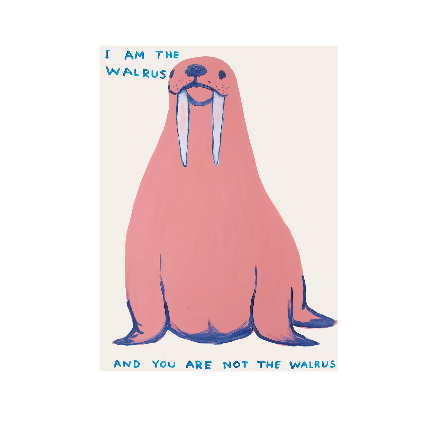 I Am The Walrus Postcard
