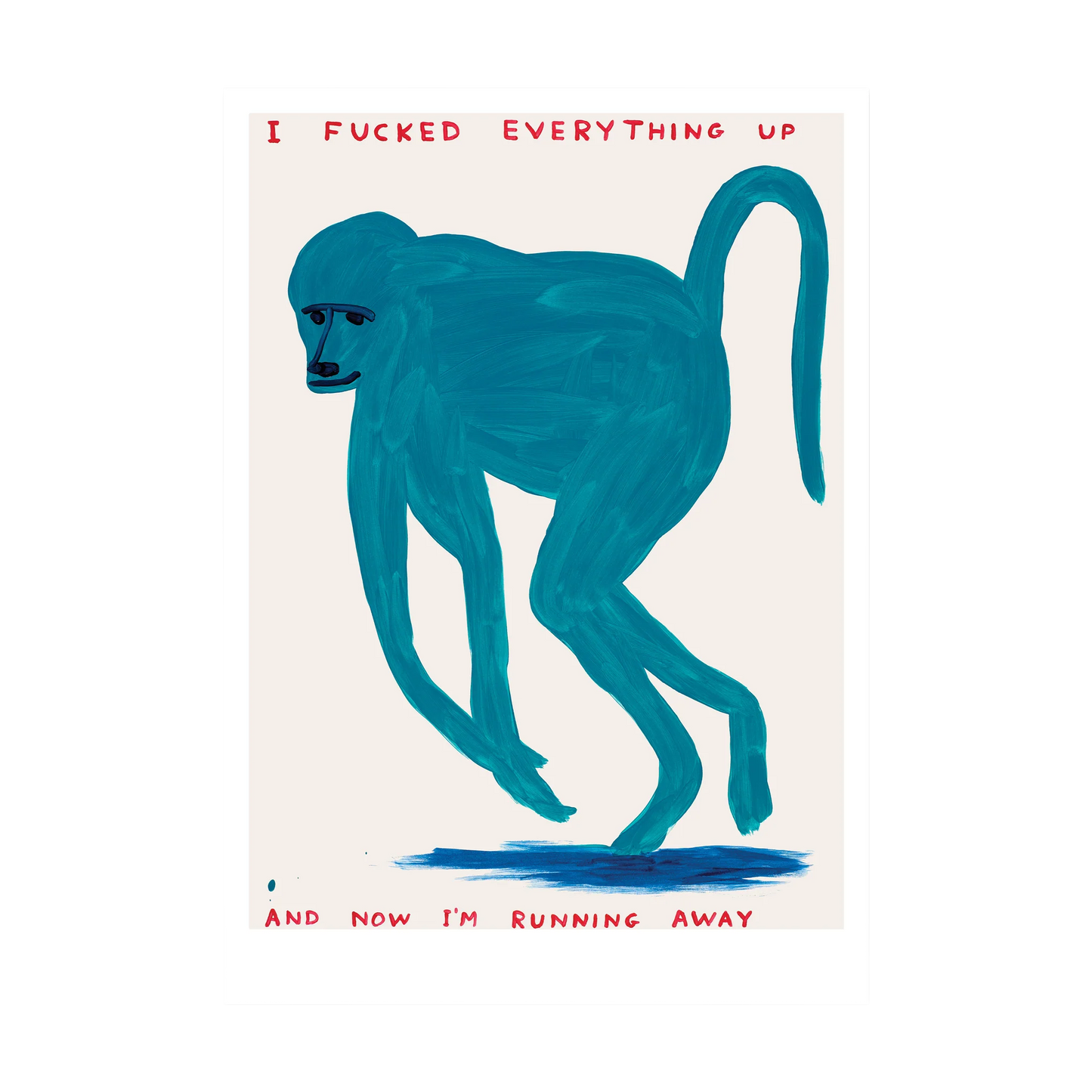 I Fucked Everything Up Postcard