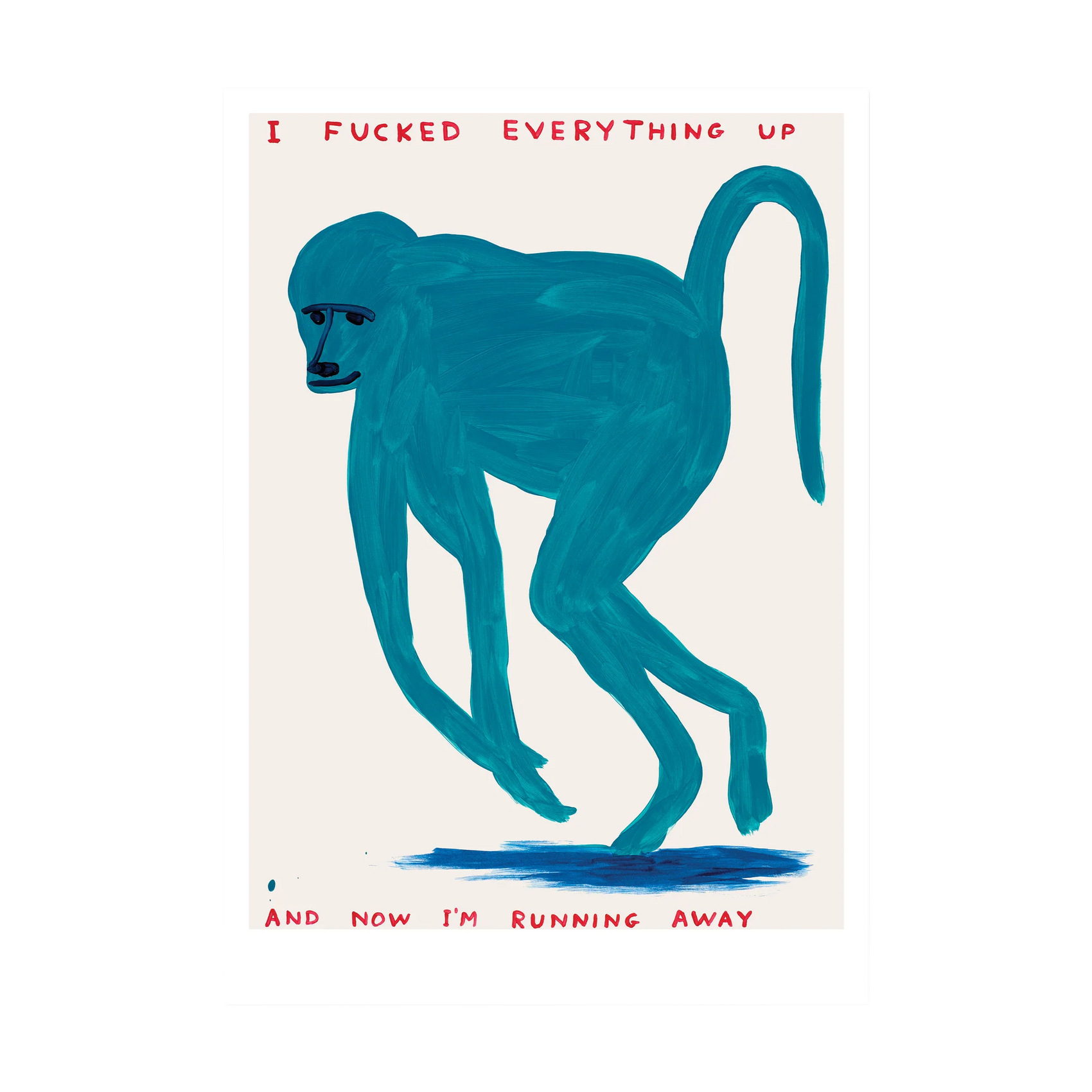 I Fucked Everything Up Postcard