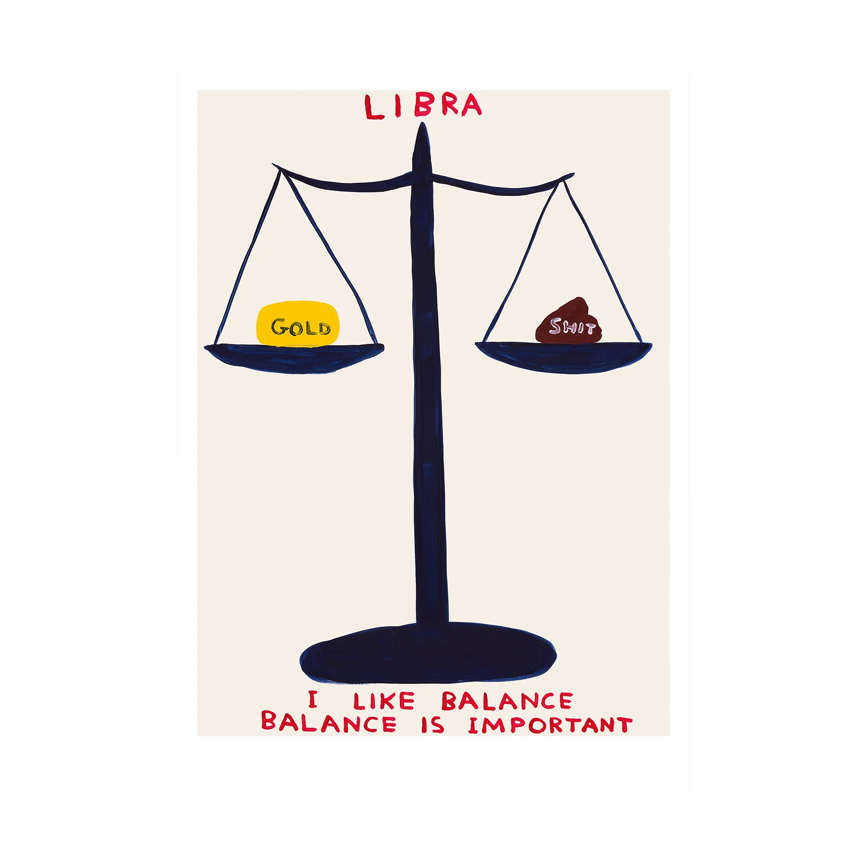 Signs of the Zodiac - Libra Postcard