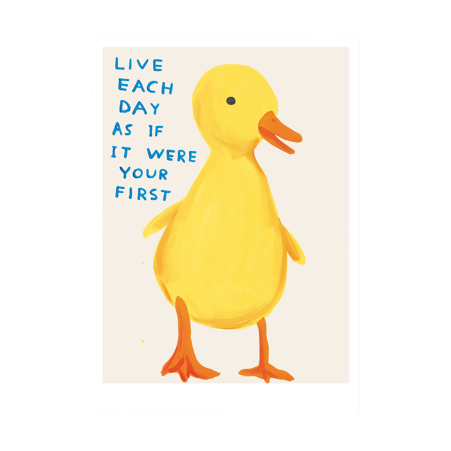 Live Each Day As If It Were Your First Postcard
