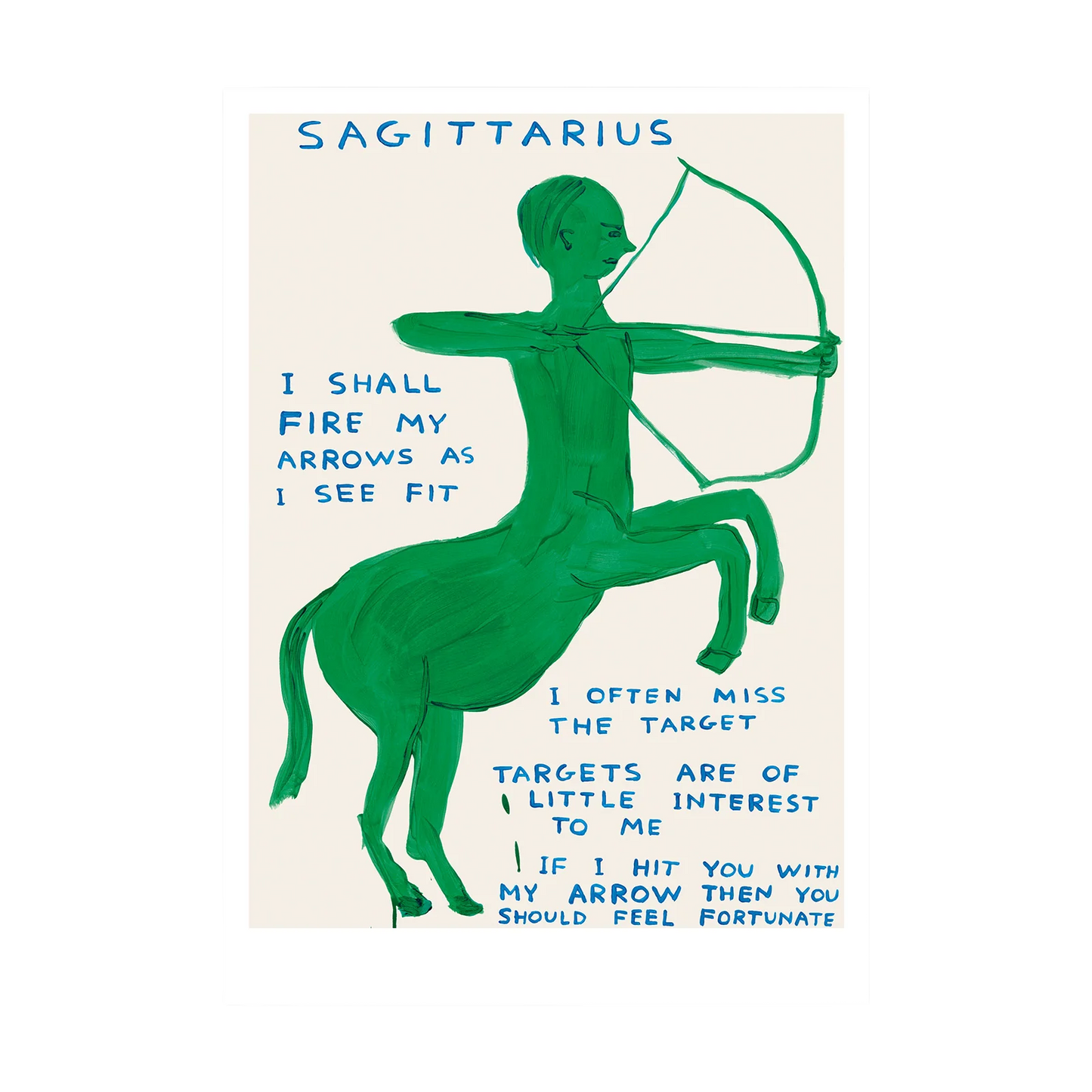 Signs of the Zodiac - Sagittarius Postcard