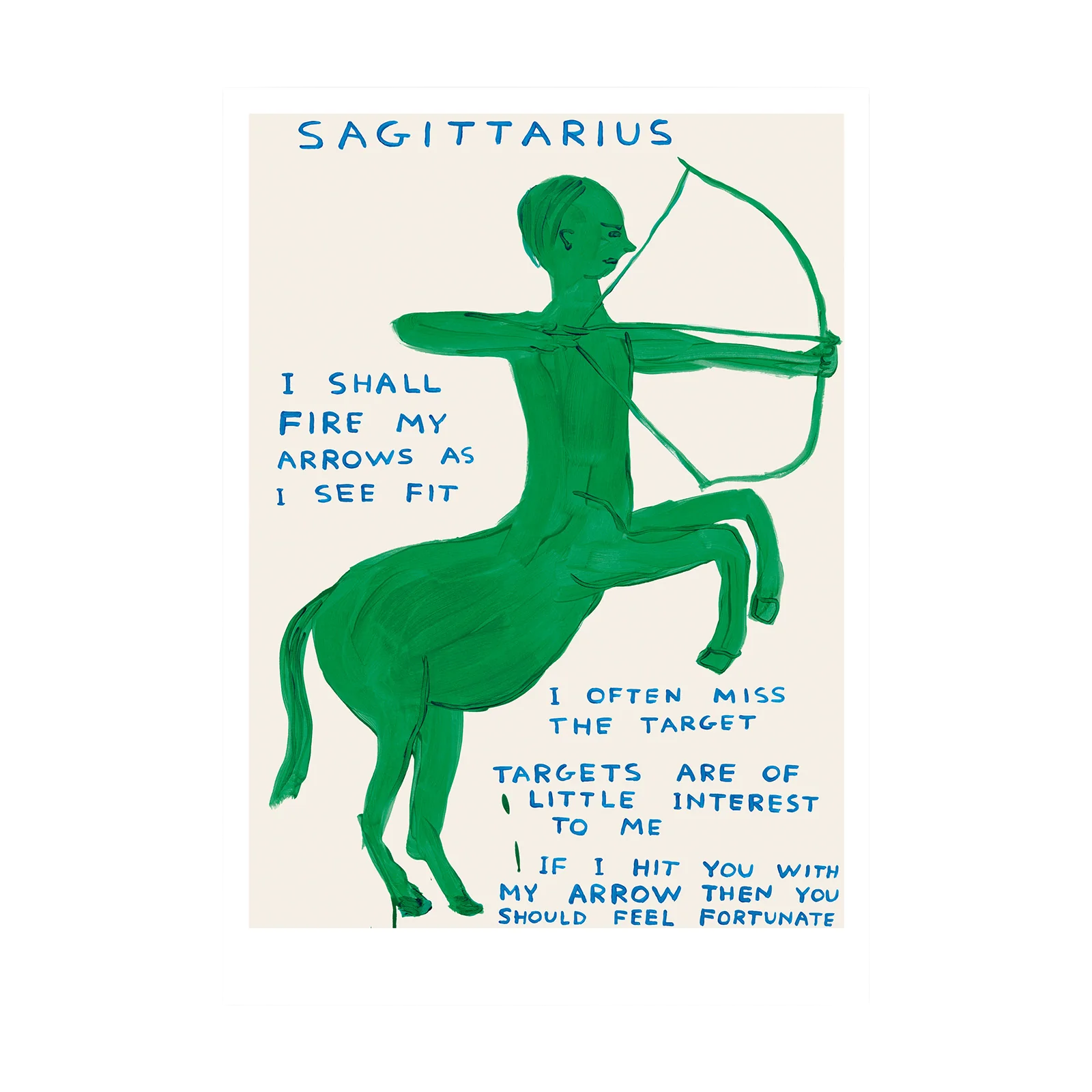Signs of the Zodiac - Sagittarius Postcard