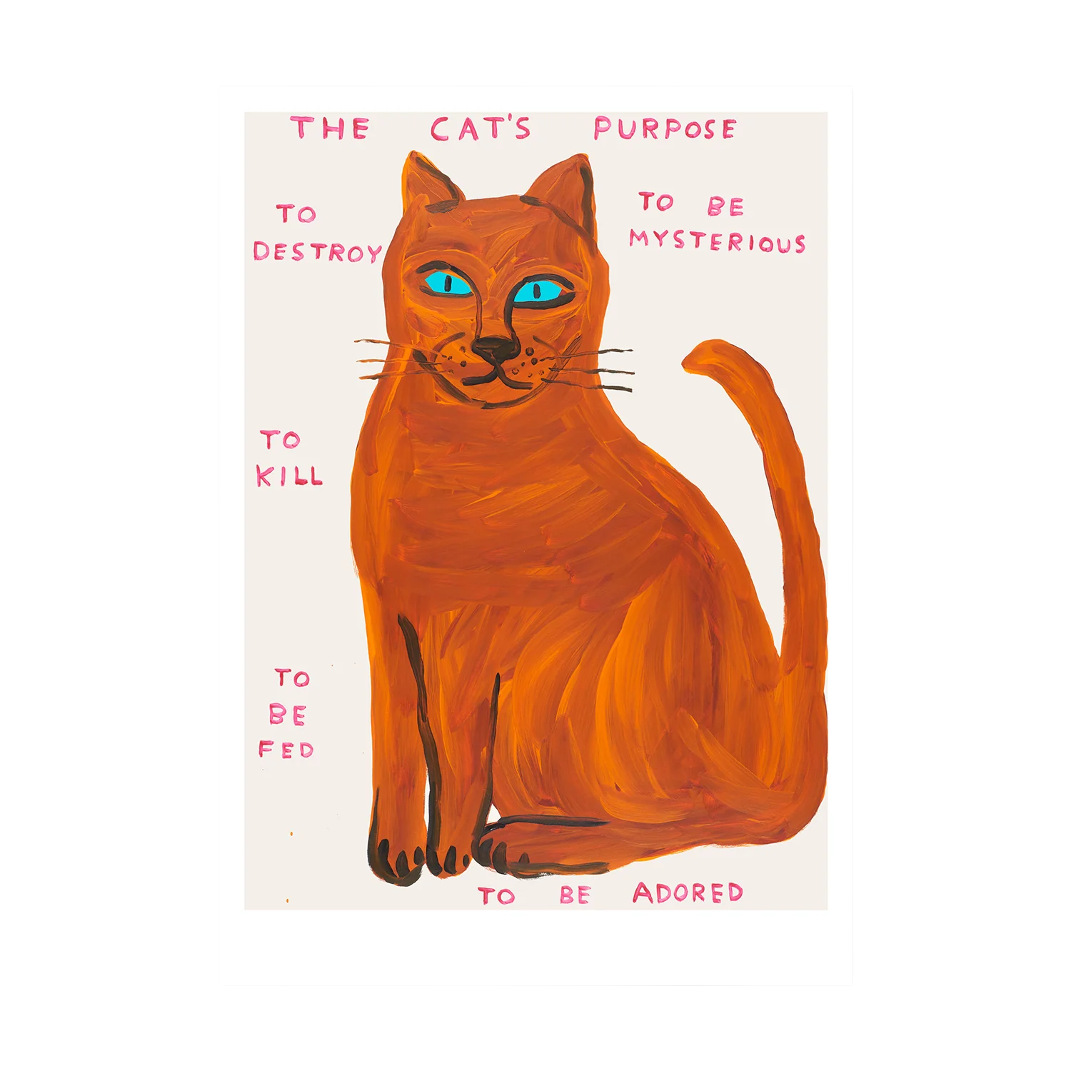 The Cat's Purpose Postcard