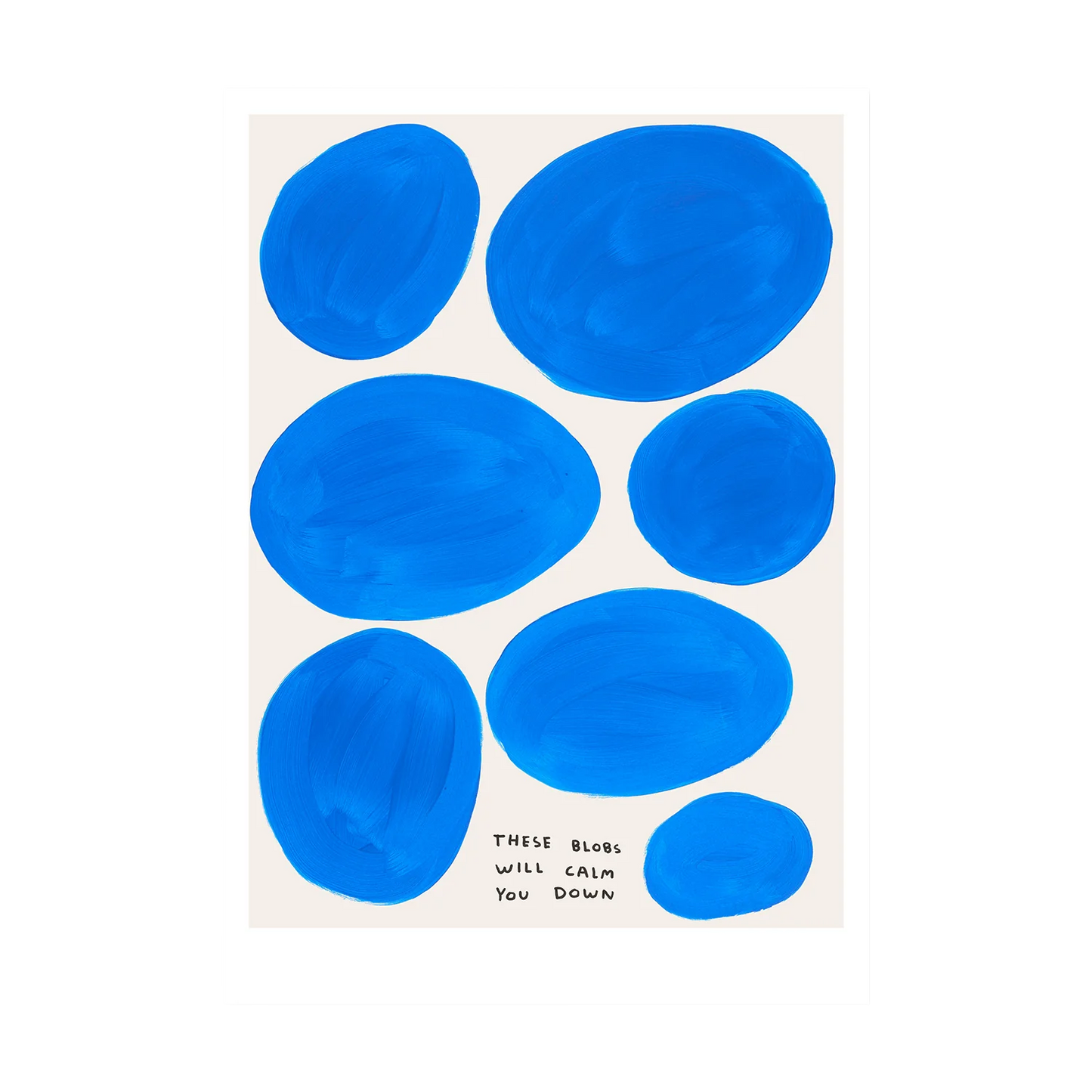 These Blobs Will Calm You Down Postcard