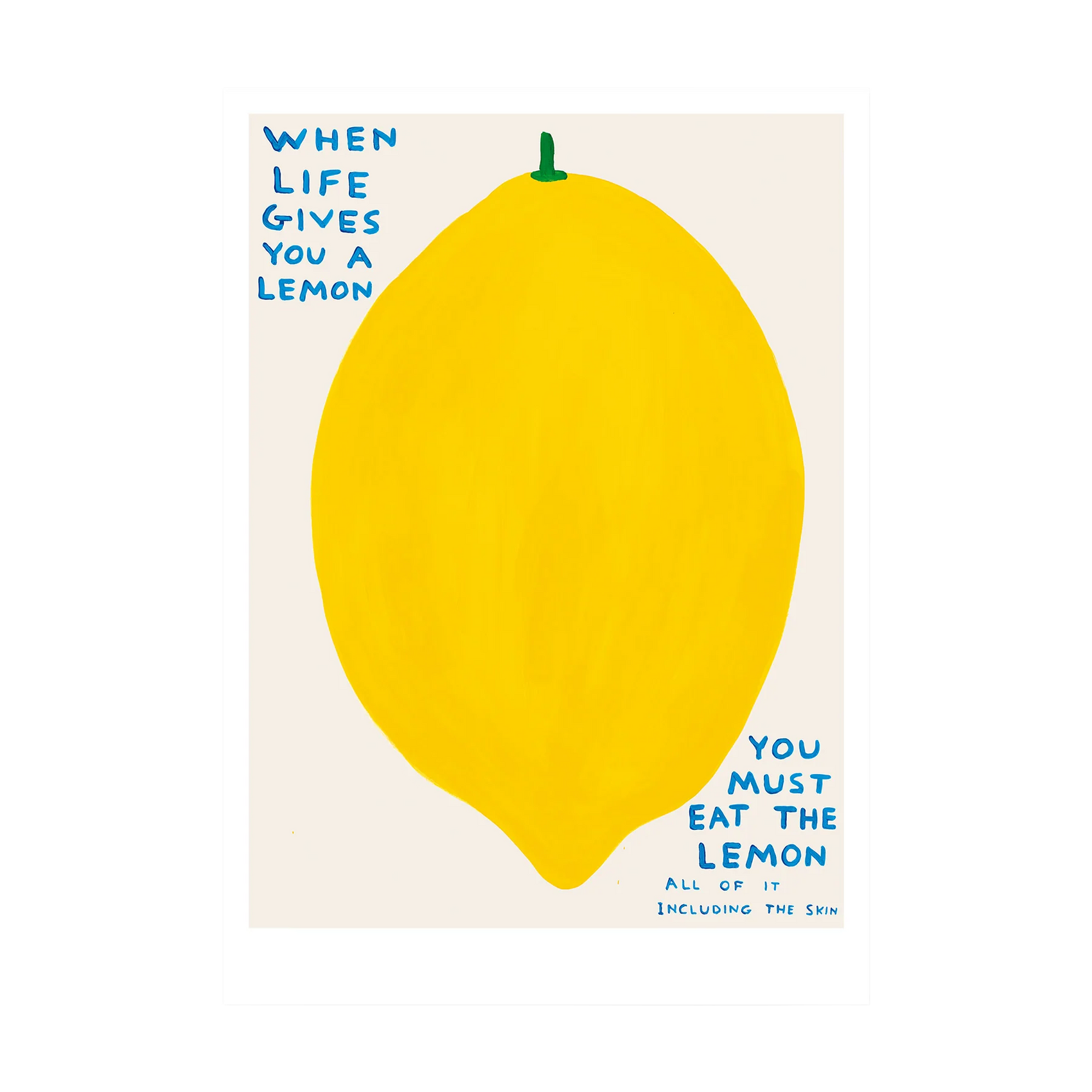 When Life Gives You A Lemon Postcard