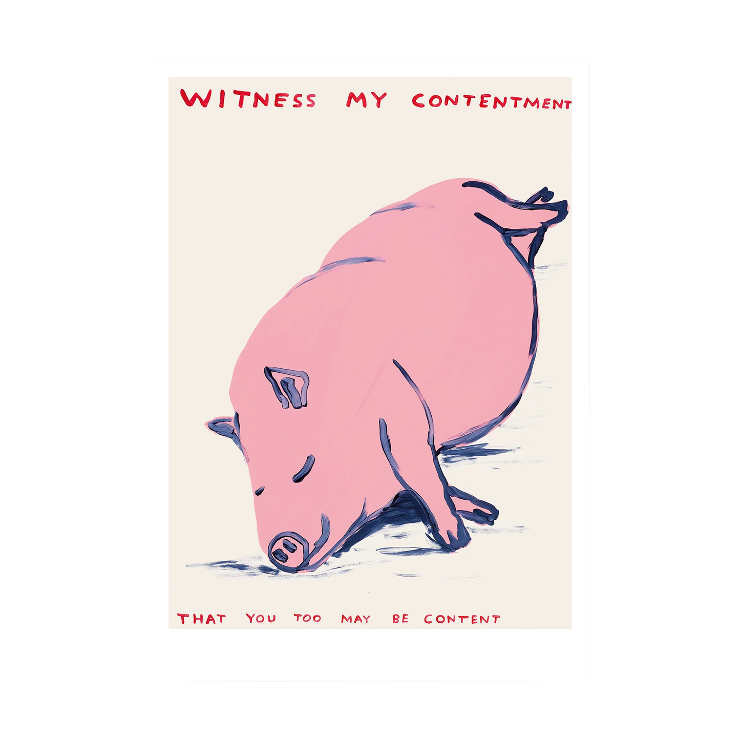 Witness My Contentment Postcard