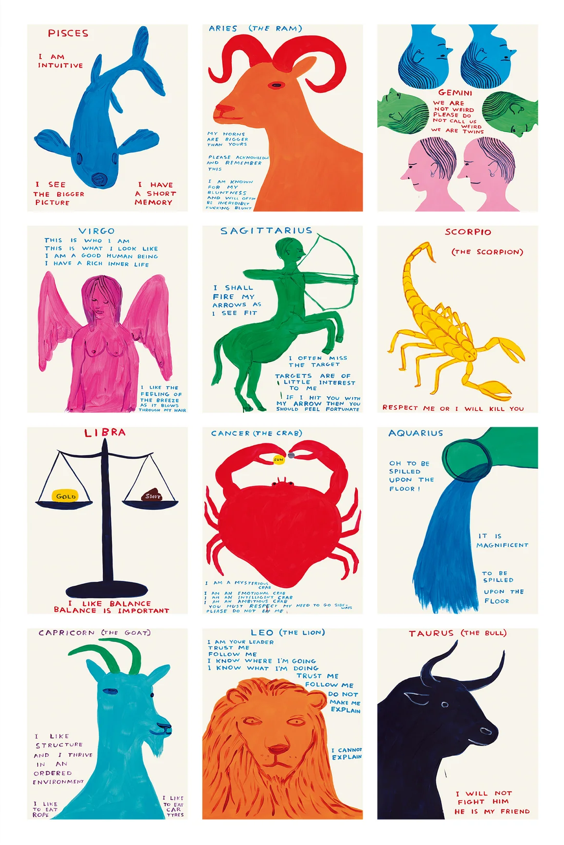 Signs of the Zodiac Poster