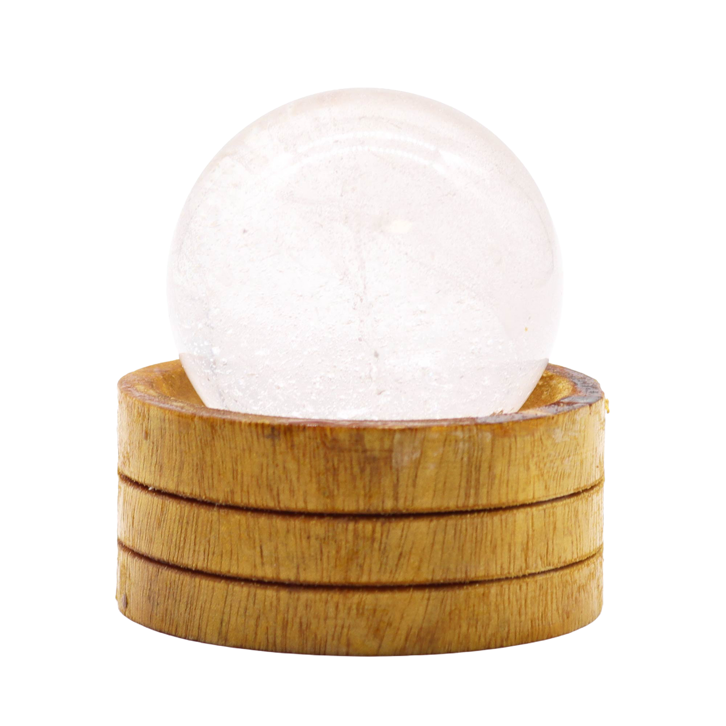 Crystal sphere – Clear quartz with stand