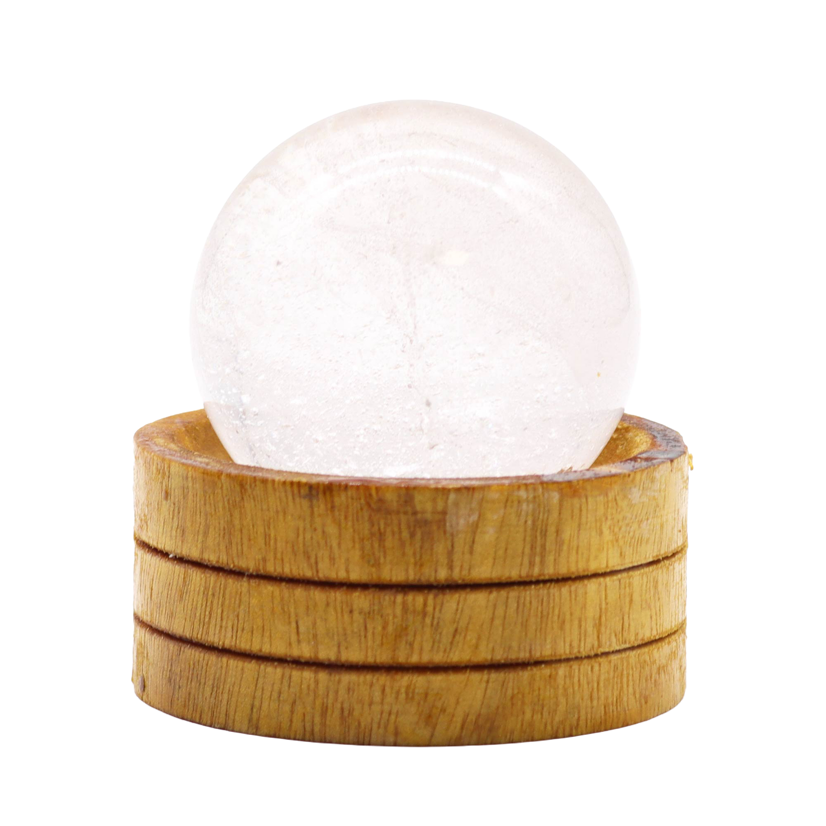 Crystal sphere – Clear quartz with stand