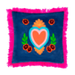 Cushion Milagro Heart Fringes