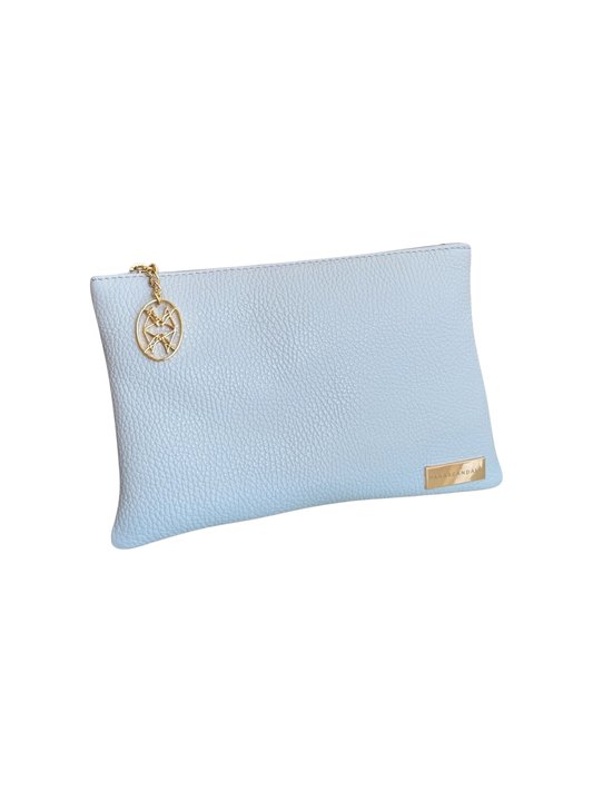 Julia Clutch Handbag - Ice Blue