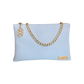 Julia Clutch Handbag - Ice Blue