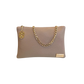 Julia Clutch Handbag - Beige