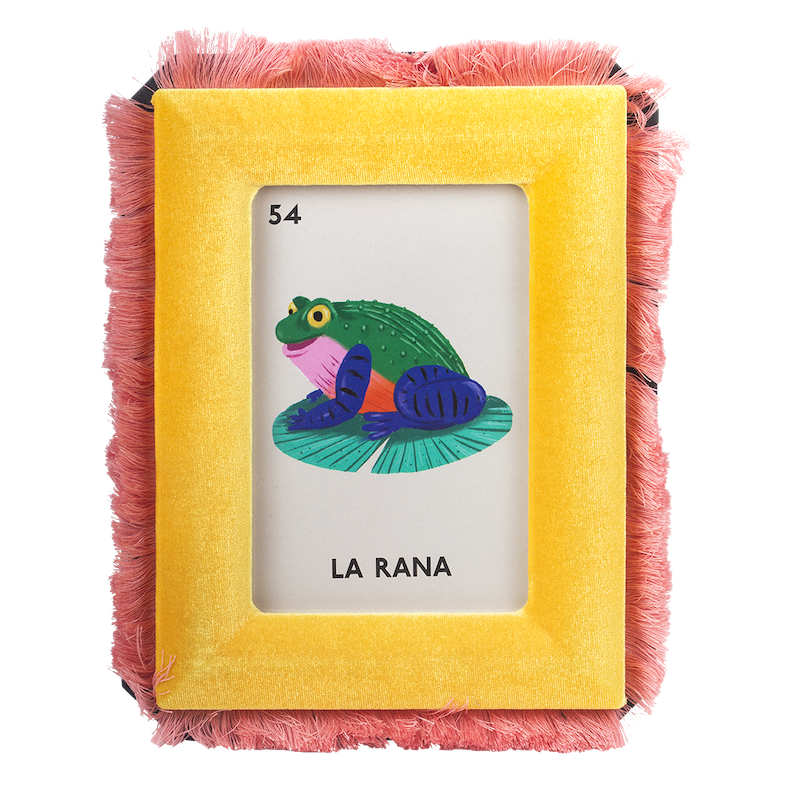 Velvet photoframe 10x15cm