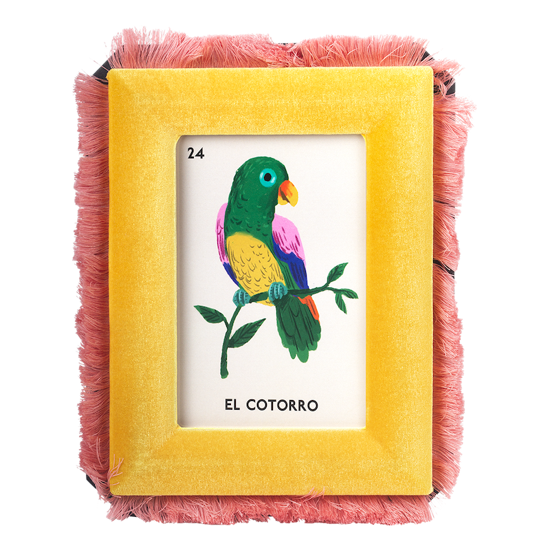 Velvet photoframe 13x18cm