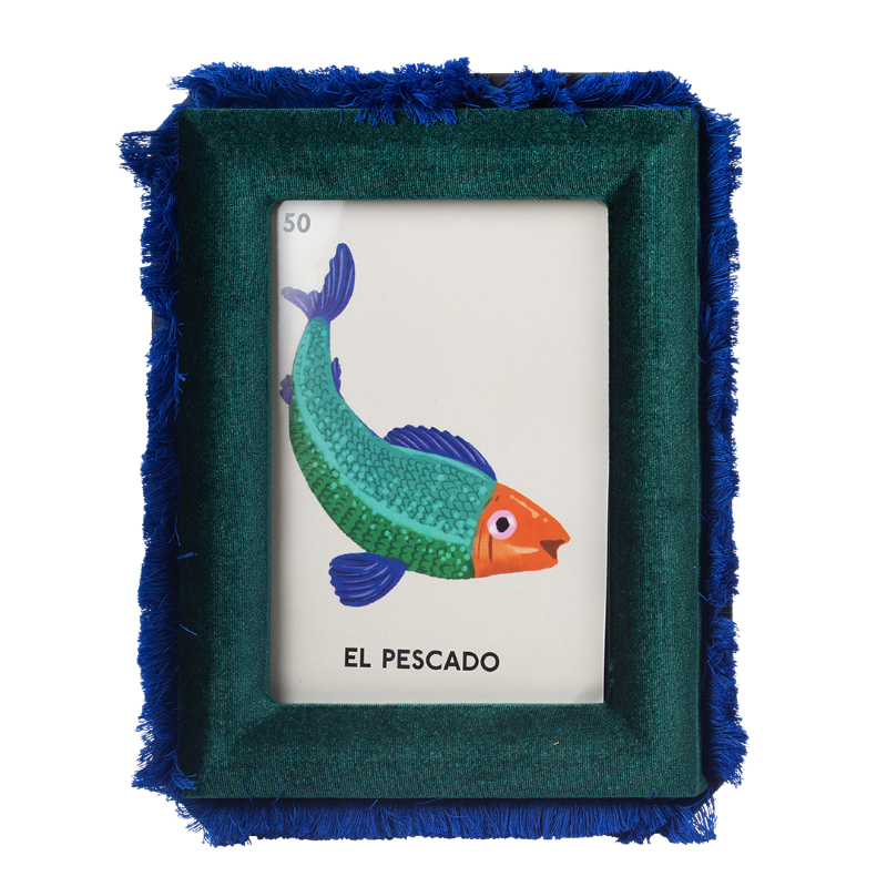 Velvet photoframe 13x18cm