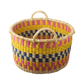 Basket round yellow