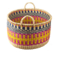 Basket round yellow