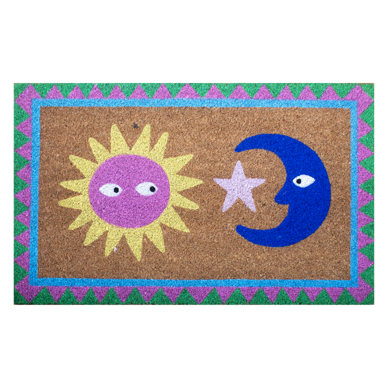 Doormat sun moon