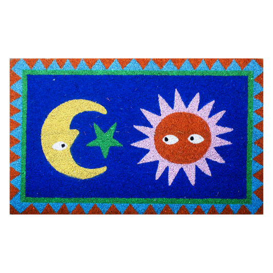 Doormat sun moon